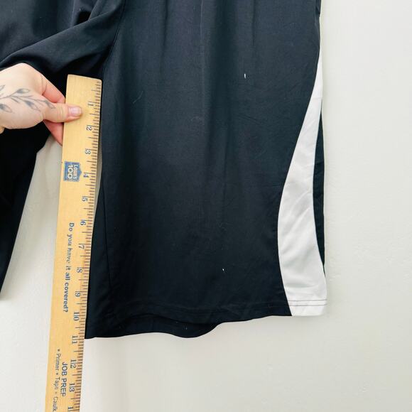 Nike Youth Basketball 11'' Shorts Size Large Black and White Embroidered Logo - Picture 7 of 13